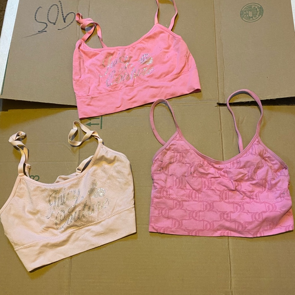 Juicy Couture Pink and Cream Tops Set